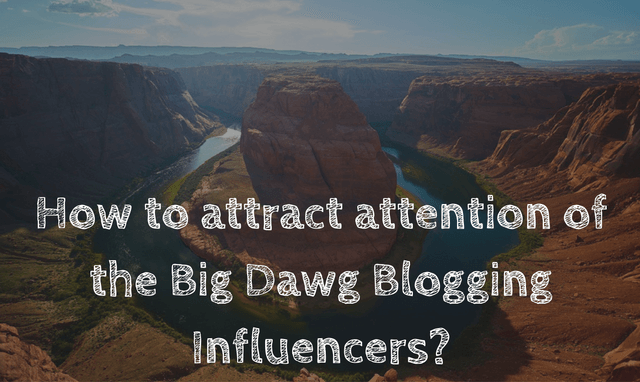5 Tips to raise the eyebrows of Big Dawg Blogging Influencers