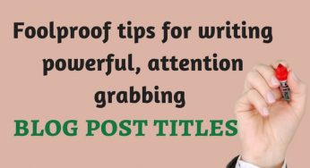 Your blog post deserves a great, catchy title. Find out how to write one.