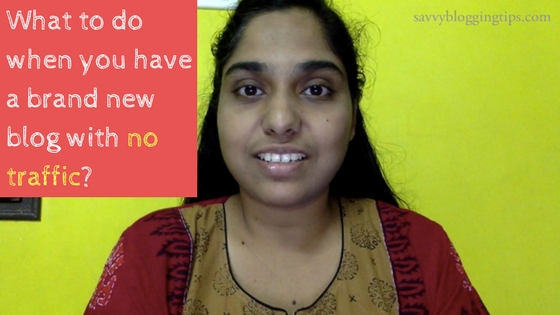 What to do when you have a brand new blog with no traffic