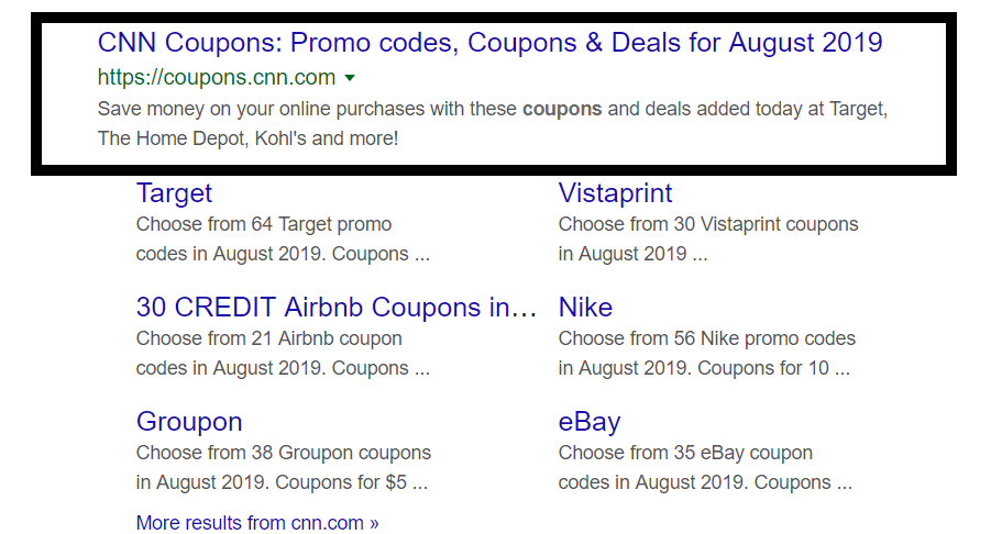 Domain leasing - CNN coupons