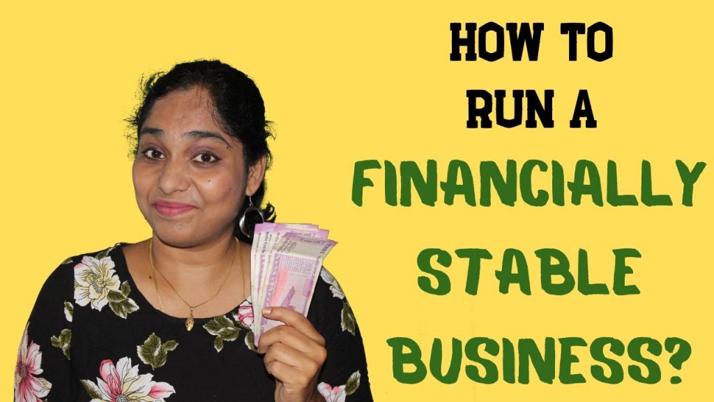 How to run a financially stable business